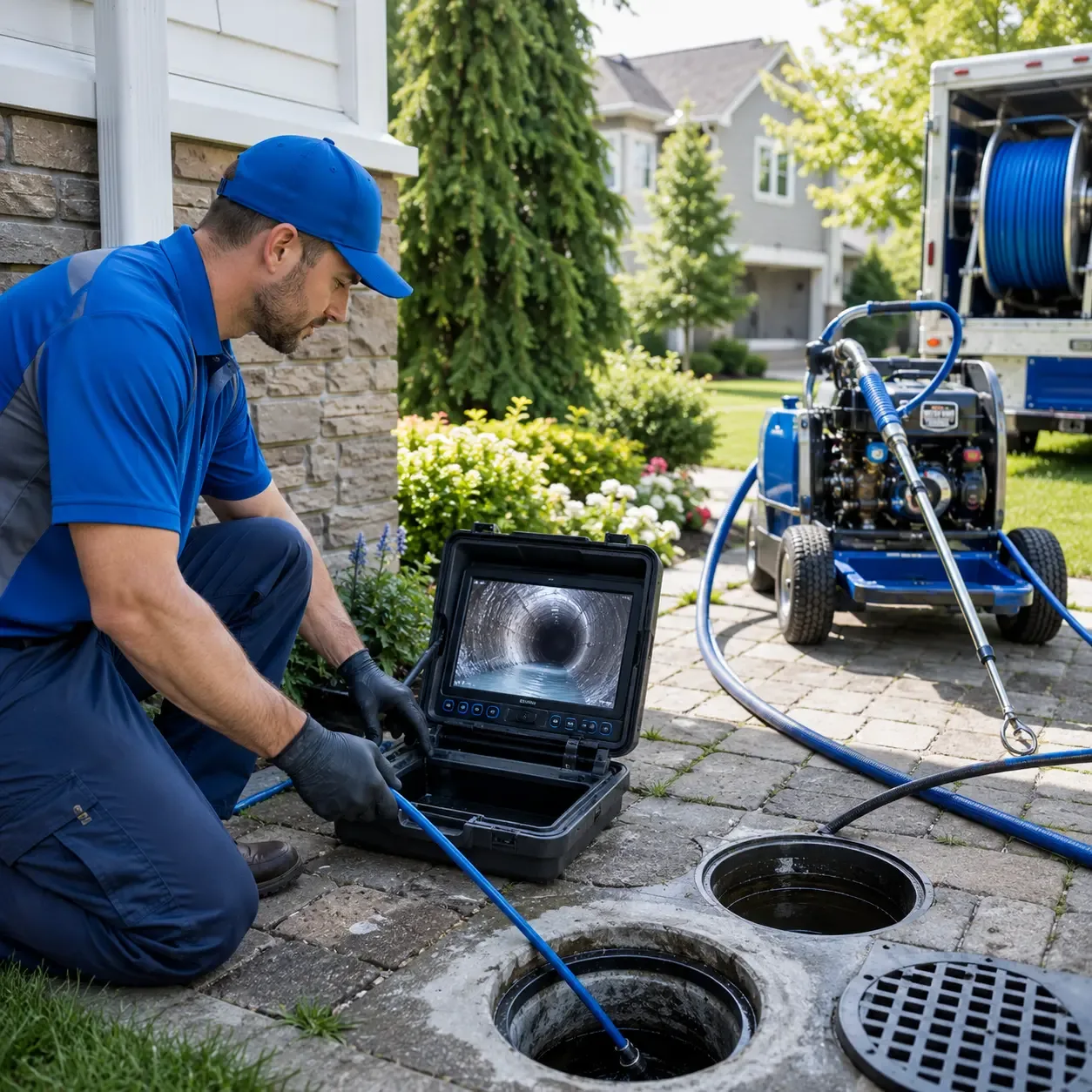 Outdoor drain cleaning professionals serving Scottsburg, NY