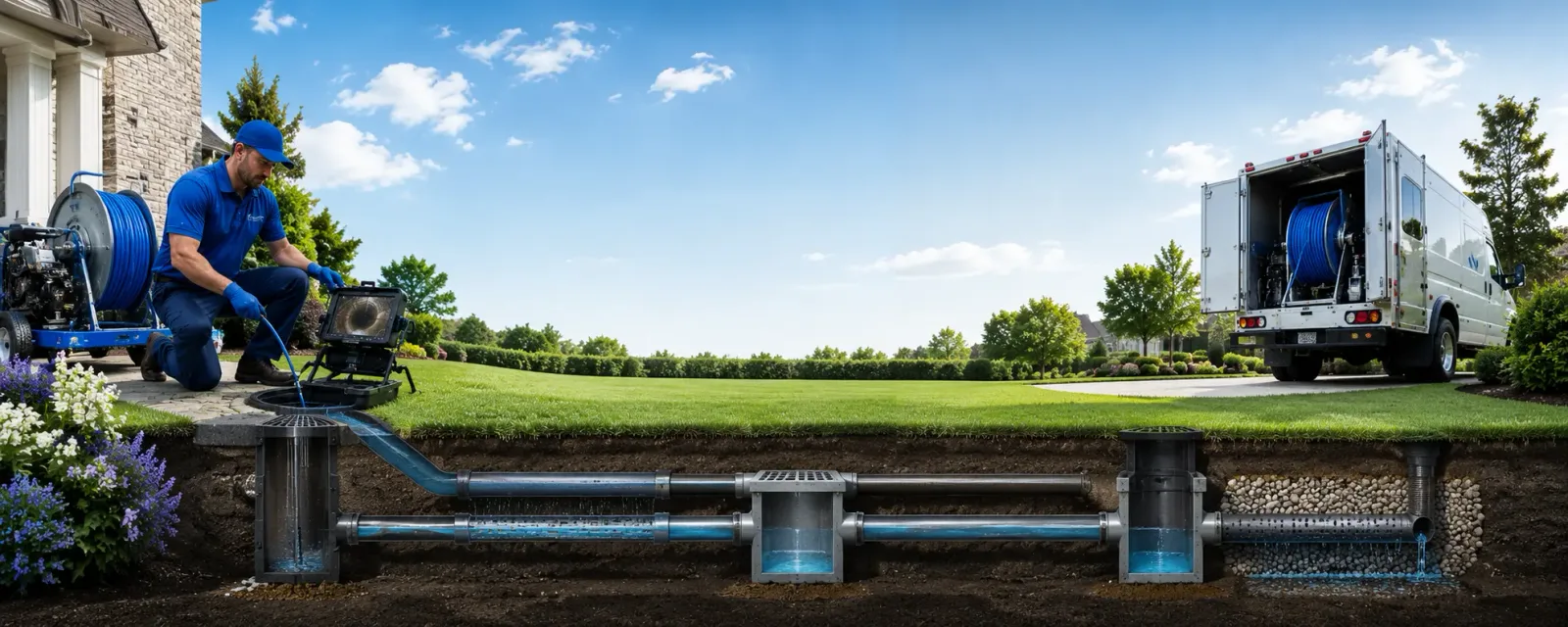 Outdoor drain cleaning information for Scottsburg, NY